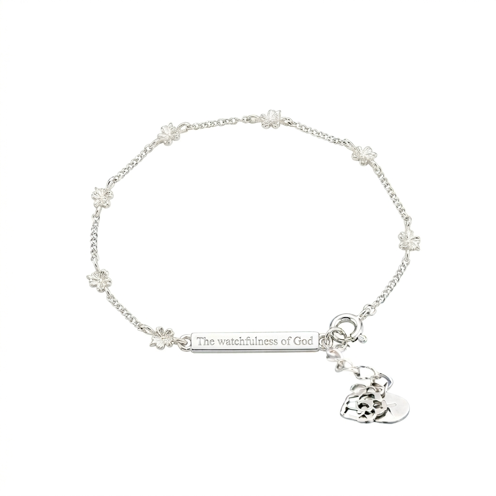 Hannah's Prayer Bracelet - Under His Watchful Care | Sterling